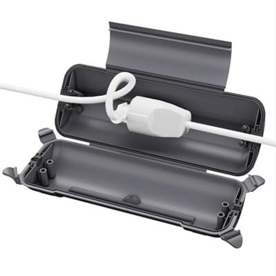 Waterdichte elektrische kabeldoos IP44 voor buiten – grote stekkerbeschermdoos voor verlengsnoeren