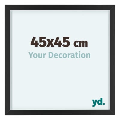 Your Decoration - Fotolijst 45x45 cm - Aluminium - Zwart - Virginia