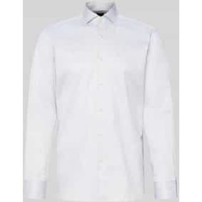 Slim Fit businessoverhemd van puur katoen model 'HANK'