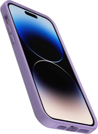 Hoesje Geschikt voor iPhone 14 Pro Max - zacht siliconen - Liquid Backcover - Lila