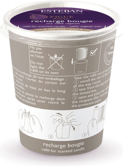 Esteban Classic Figue Noire navulling geurkaars 180gr