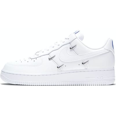 Nike Air Force 1 LX "White Metallic Swooshes" - Sneakers - Unisex - Maat 36 - Wit