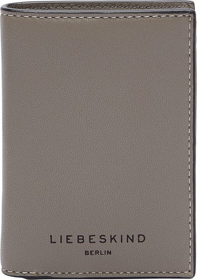 LIEBESKIND BERLIN Leren Kaarthoes Mara Kodiaq Sheep Arcie Wallet Thunder Grijs
