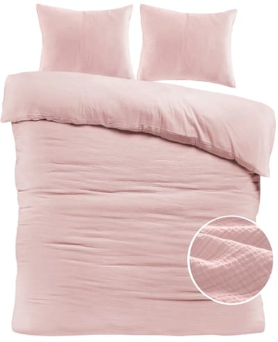 Papillon Rome Dekbedovertrek - Tweepersoons - 200x200/220 cm - Roze