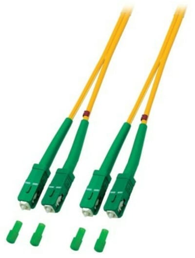 Danicom OS2 duplex glasvezel kabel SC/APC-SC/APC 0,50m