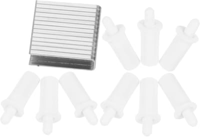Houten Shutter Pin - Raamdecoratie Onderdelen - Raamluiken Repareren - Duurzame Bevestiging - 2 cm - Wit