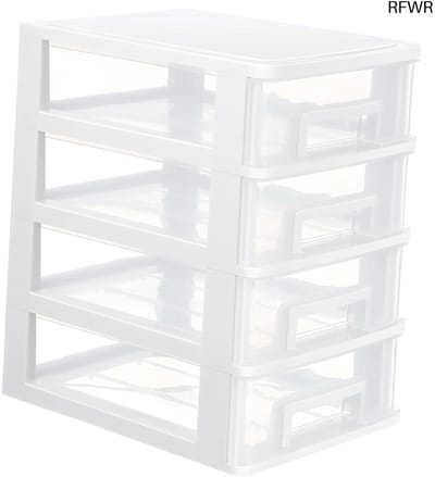 RFWR® Mini Make-Up Koelkast met Laden voor Desk Organizer - Cosmetica Opbergdoos