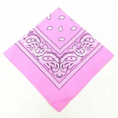 Go Go Gadget - 100% Katoen - Bandana - Boerenzakdoek - 55x55cm - Licht Roze