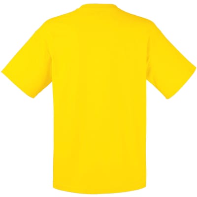 Fruit Of The Loom Heren Valueweight T-shirt met korte mouwen (Geel)