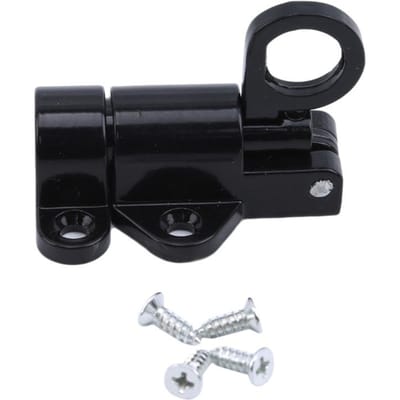 Aluminiumlegering Zwart/Grijs Raamhek Veiligheid Trekring Veer Terugspringende Deur Grendel Automatische Vergrendeling Zwart Grijs Raam
