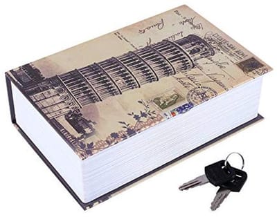 Veiligheidsboek Kluis - Lockable Money Box in Boekvorm voor Sieraden en Geldopslag