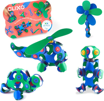 Clixo | Crew Pack | Groen/Blauw | Set van 30