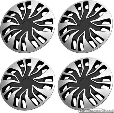 Autostyle Wieldoppen Fast Van (bol) 16 Inch Abs Zil/zw Set Van 4