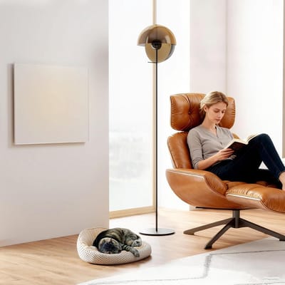 Infraroodpaneel Verwarming met Thermostaat en Weektimer voor Wandmontage