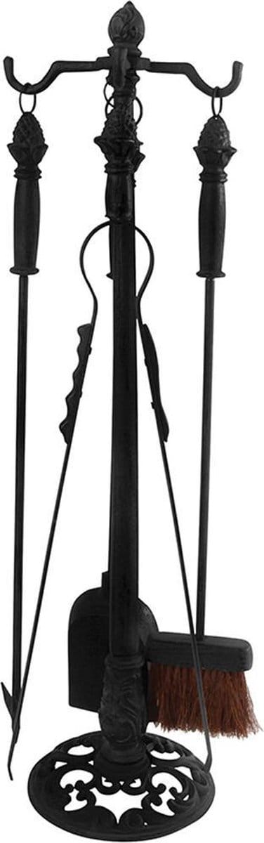 Esschert Design - Gietijzeren Tuinhaardset - Haardvuur accessoires - Gietijzer - Zwart