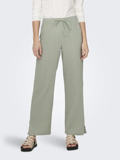 JDY - JDYTHEIS LIFE WIDE SLIT PANT WVN DIA - Dames - Broeken