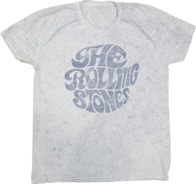 The Rolling Stones - 70's Logo Heren T-shirt - S - Wit
