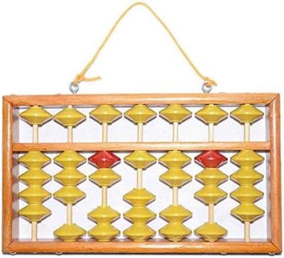 Telraam Houten - Abacus Rekenmachine - Educatief Leren - Antislip Ontwerp - 332 cm x 189 cm - Beige