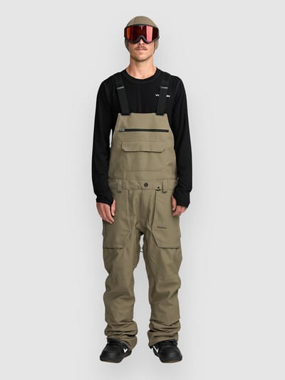 Volcom Roan BIB Overall Ski- en snowboardbroek heren Beige S