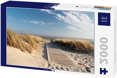 Legpuzzel Noordzeestrand - Puzzel 2000 stukjes - Ontspannen Tijdverdrijf - Briljante Opdruk - 2000 stukjes - Meerdere kleuren