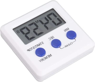 Digitale Timer - Keukenwekker Tafelwekker - Koken Tijd Management - Groot LCD Scherm - 7 x 7 x 2 cm