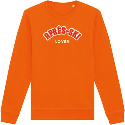 Après ski Lover wintersport sweater oranje S - soBAD. | Foute apres ski outfit | kleding | verkleedkleren | wintersporttruien | wintersport dames en heren