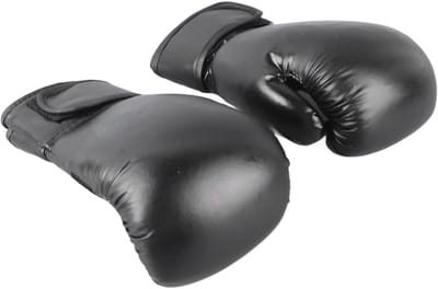 Bokshandschoenen - Trainingshandschoenen Vechtsport - Sparren en Trainen - Ademend PU Materiaal - 8oz - Zwart