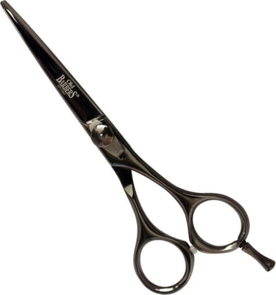 Old Barbers Professionele Kappersschaar 15 cm.- "Gun Metal" - Limited Edition-Tijdelijk met gratis Luxe Lederen opbergetui t.w.v. 24.95!