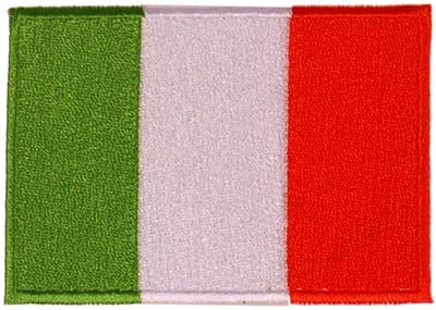 Strijkapplicatie/Patch - Vlag Ierland Eire - 8x6cm
