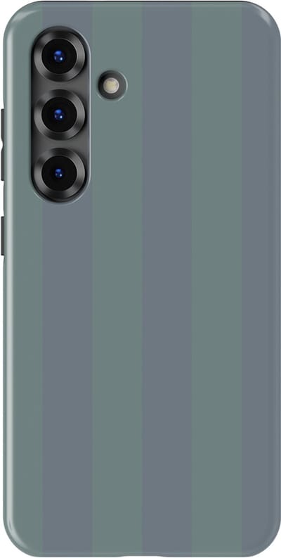 DripCase Gestreept Hoesje Samsung Galaxy S25 | Backcover met Mag | Stripes Motief | Trendy Case Samsung Galaxy S25 met Strepen Blue Mojito