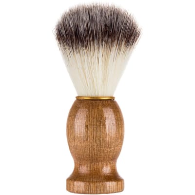 Baardscheerkwast voor mannen, kapperssalon, gezichtsbehandeling, baardreiniging, verzorgingsapparaat, scheergereedschap 1 beige