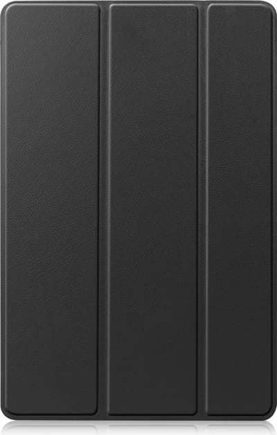 Hoesje - Geschikt voor Samsung Galaxy Tab S8 - Dun & Stevig - Trifold Bookcase - Hard Cover - Hardcover Book Case - Tablet Hoes - Zwart