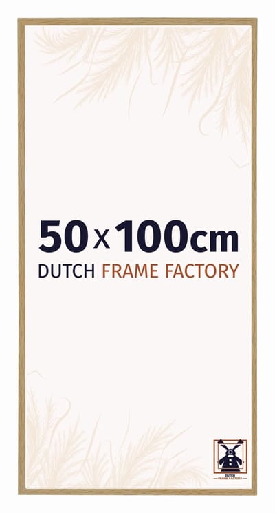 Fotolijst 50x100 cm - Kunststof - Beuken Licht - Easy