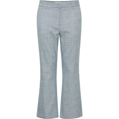 Vrouwelijke kick flared broek Pulz Jeans Bindy Check