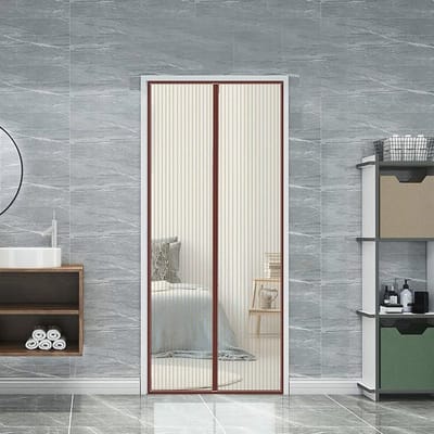 Magnetische Hordeur 105x260cm - Insectenhor en Gaasgordijn voor Voordeur en Huis - Gemakkelijk te Monteren