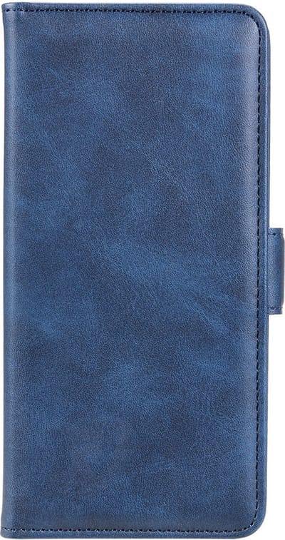 Shop4 - Realme 8 Pro Hoesje - Wallet Case met Pasjeshouder Business Donker Blauw