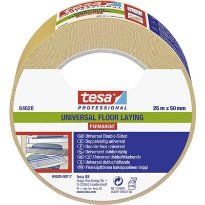 UNIVERSAL PERMANENT 64620-00017-11 Bevestigingstape tesa Professional Wit (l x b) 25 m x 50 mm 1 stuk(s)