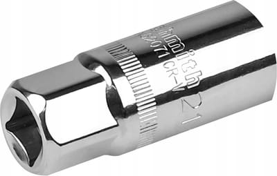 Schmith Bougie Dop 1/2" 21 mm - Duurzame Chroom-Vanadium Staal