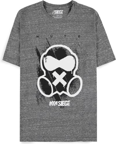 6 Siege - Mute Heren T-shirt - M - Grijs