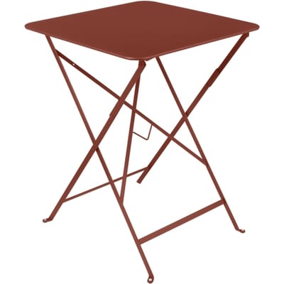 Fermob BISTRO klaptafel vierkant - 57 x 57 cm - 20 okerrood