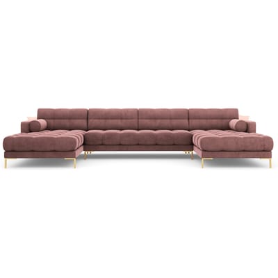 U-hoekbank Bali velvet | Cosmopolitan Design