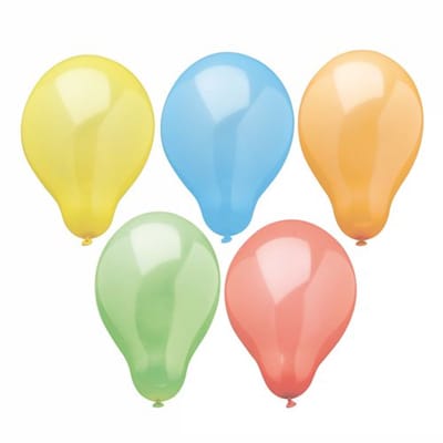 12x 10 Ballonnen Ø 19 cm assorti kleuren Rainbow