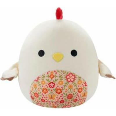 Squishmallows Todd-Beige Rooster W/Floral Belly 30cm Plush
