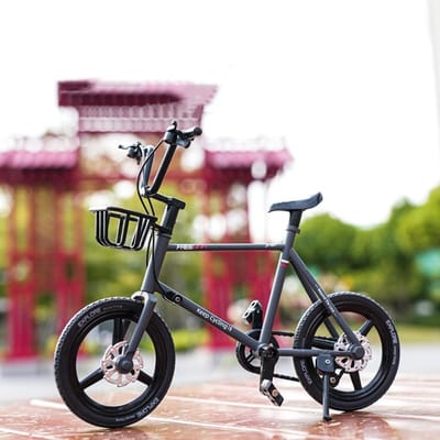 1:Modèle de Mini Vélo Échelle 8 Course Métal Simulation VTT Jouet Ornement Modèle de Vélo de Route BMX Miniature Pour Enfants