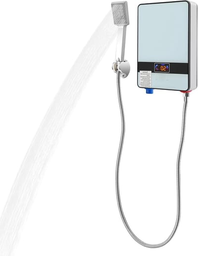 Elektrische Boiler - Doorstroomverwarmer Tankloos - Direct Warm Water - Constante Temperatuur - 6500 Watt - Wit