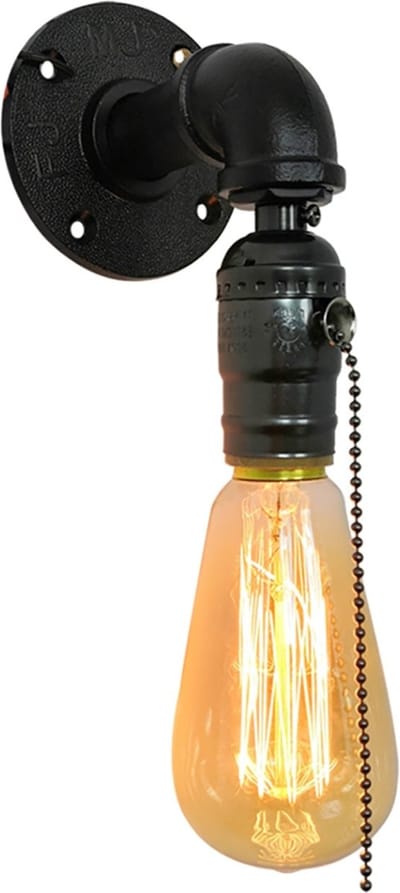OHNO - Woonaccessoires - Isaac Wandlamp - Zwart - Tijdloos - Modern - Industrieël