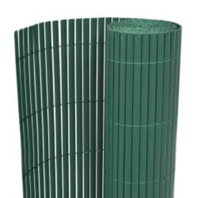 vidaXL - Tuinafscheiding - dubbelzijdig - 110x500 - cm - groen