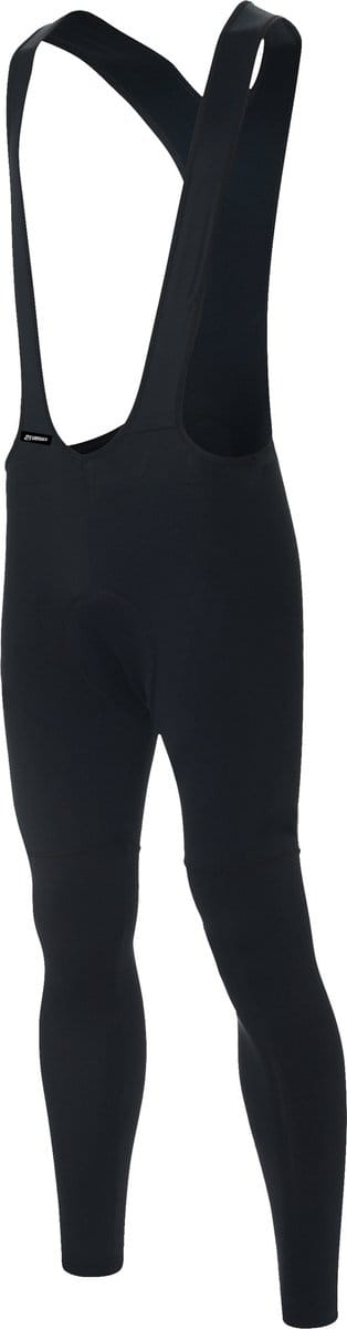 21Virages fietsbroek lang met bretels Italia Thermo fleece heren zwart - S