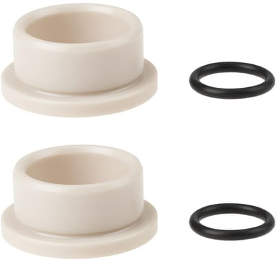 Dailygoods- Fiets Dempers - Schokabsorberend - Composiet Materiaal - 15x12x8mm/10x1,2mm - Inclusief 2 Bussen/O-ringen - Verhoogt Rijcomfort - Schokdempers