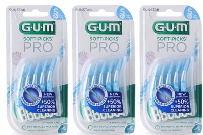 GUM Soft-Picks PRO Small - 3 x 30 stuks - Voordeelverpakking